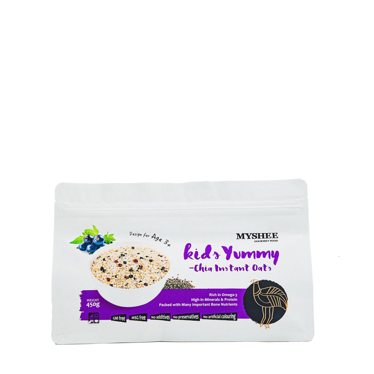 Kids Yummy - Chia Instant Oats - Pouch - 450g