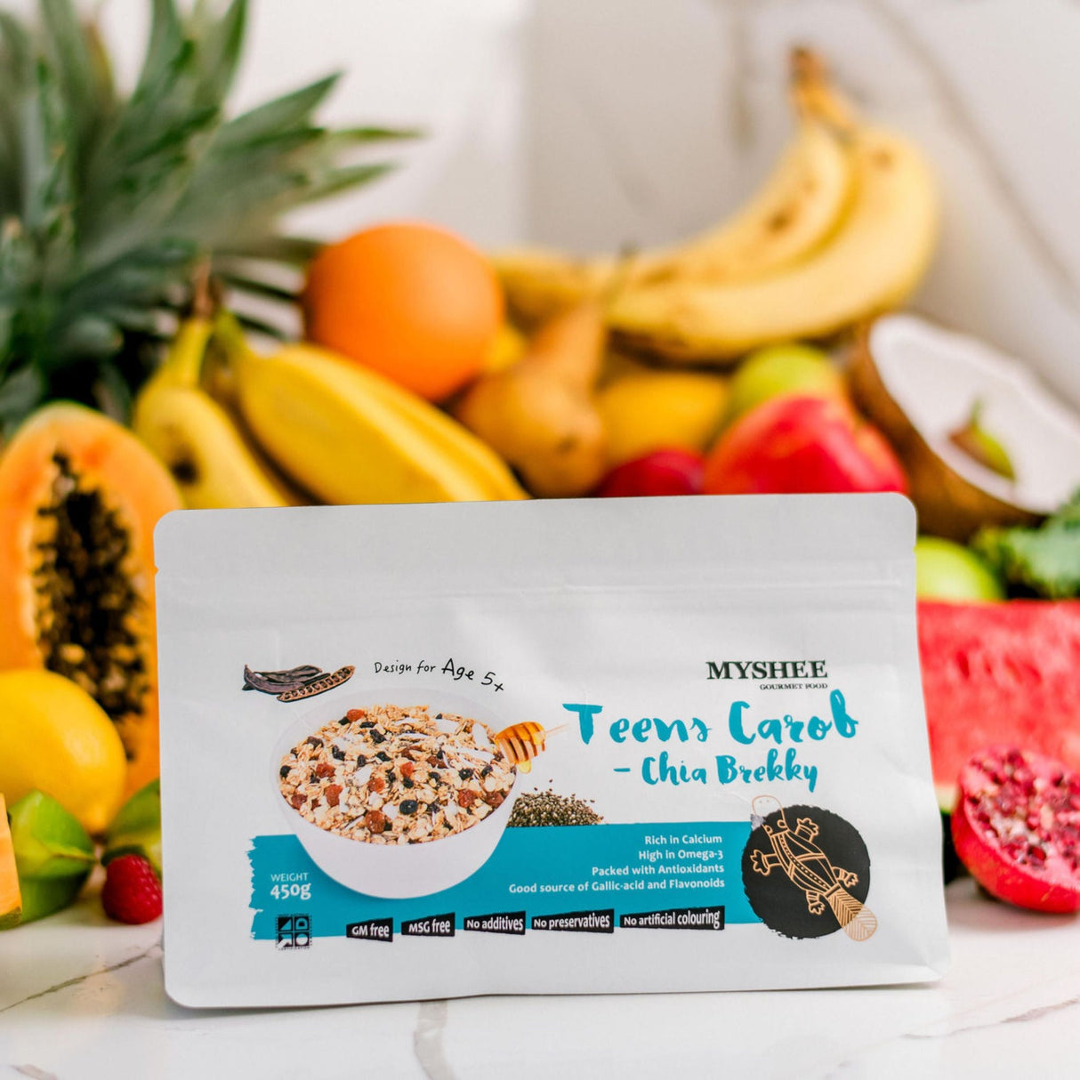 Teens Carob Chia Breaky Muesli 450g - 26 Pouches